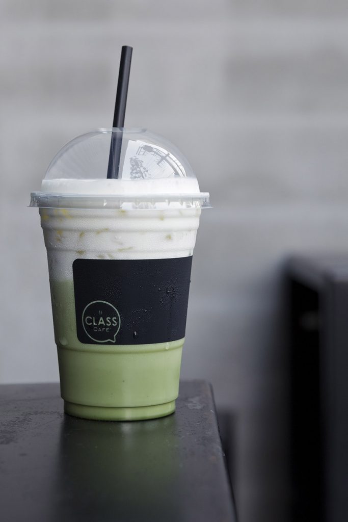 Matcha latte ชาเขียว CLASS Café