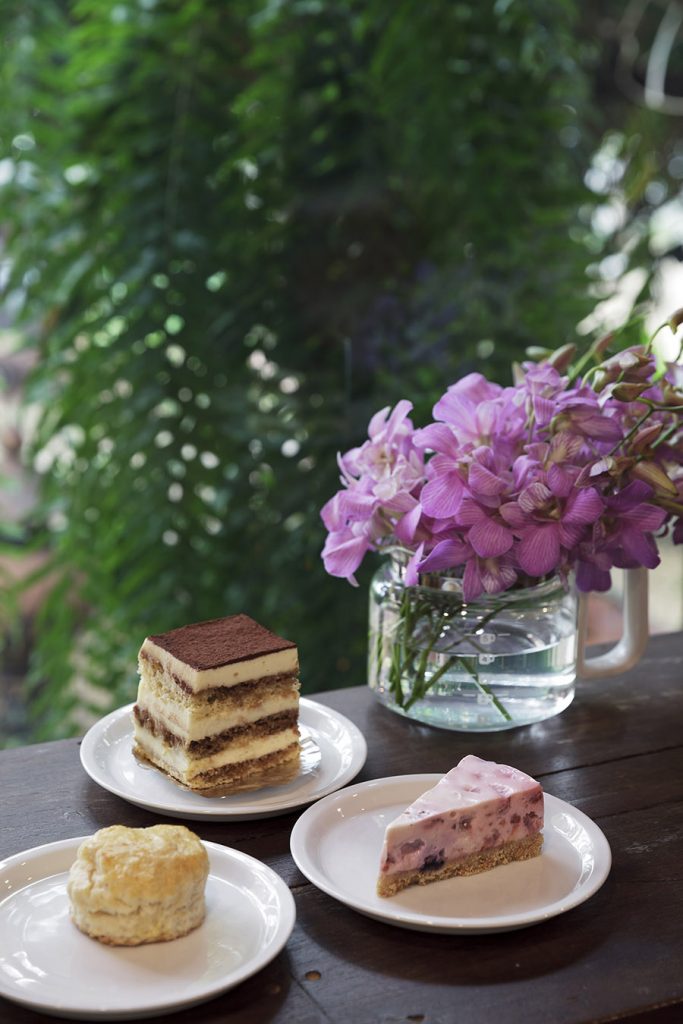 เซตขนม Tiramisu, Butter Scone, Very Berry Cheesecake Tibbetts Coffee House ร้านกาแฟ ขอนแก่น คาเฟ่ ขอนแก่น