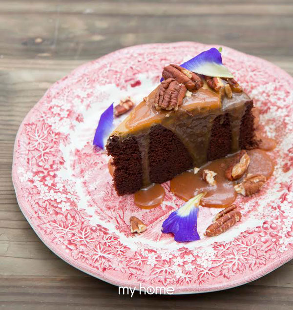 ร้านบ้านนาคาเฟ่ Chocolate Toffee Cake 