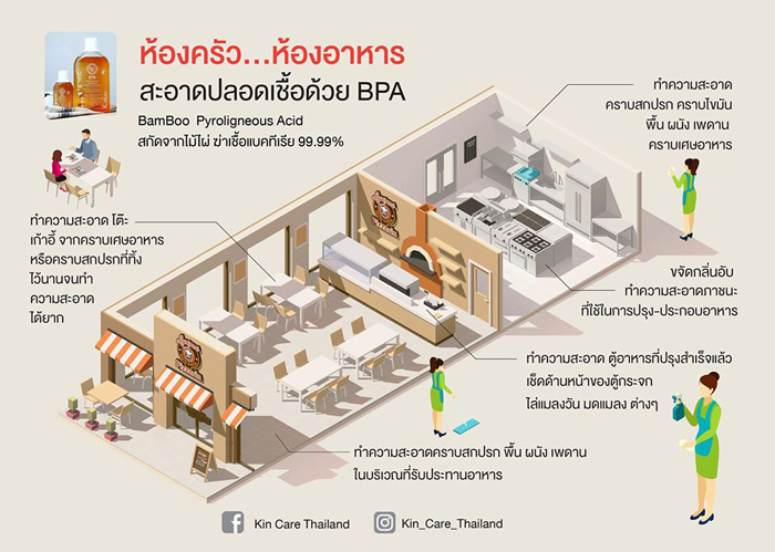 เชื้อราในบ้าน น้ำส้มควันไม้ BPA Kincare