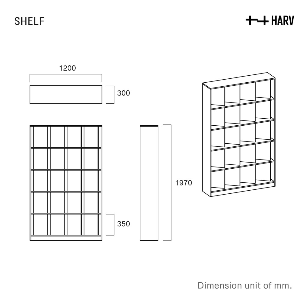 VANE SHELF ชั้นวางของจากไม้ปาร์ติเกิ้ลบอร์ด ที่ HARVBRAND ออกแบบให้ผู้ใช้งานร่วมสนุก