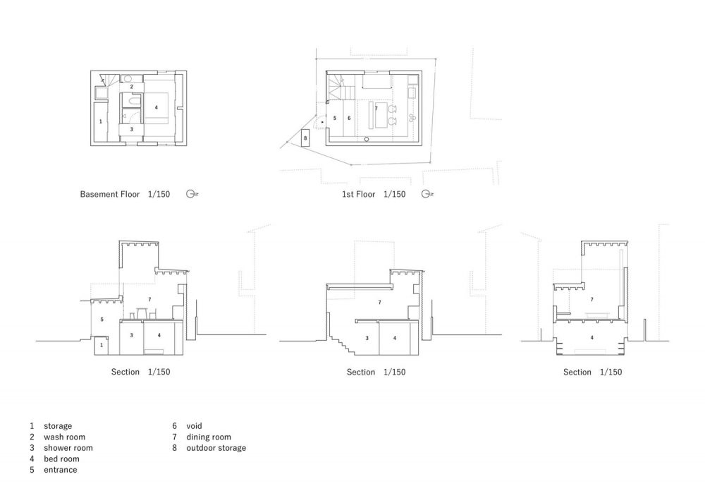 บ้านหลังเล็ก แบบบ้านหลังเล็ก แบบบ้านญี่ปุ่น แปลนบ้าน 2 ชั้น